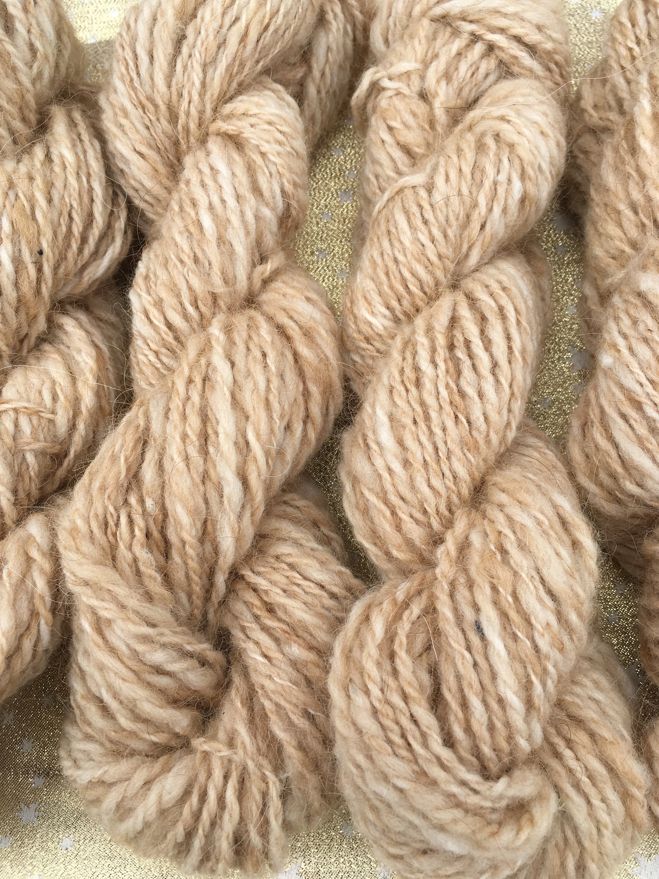 Hand Spun Dog Fur and Merino Wool Yarn Etsy