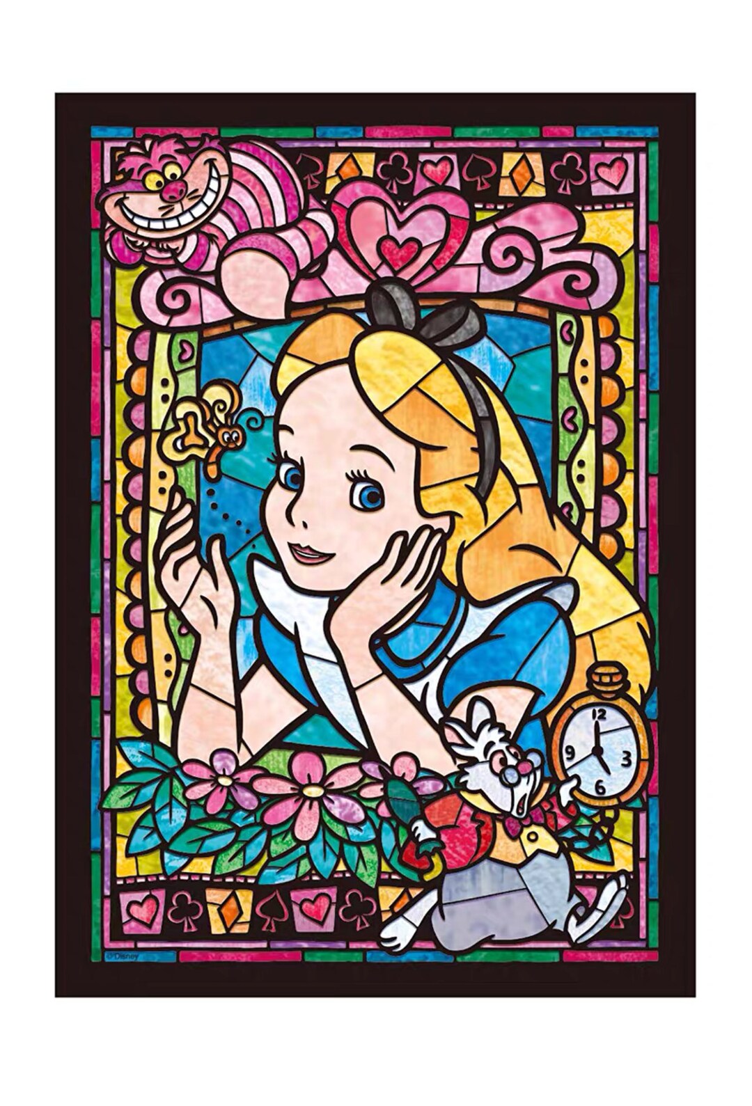 Tenyo Disney Jigsaw Puzzle Stained Art 266 Pieces Alice in Etsy