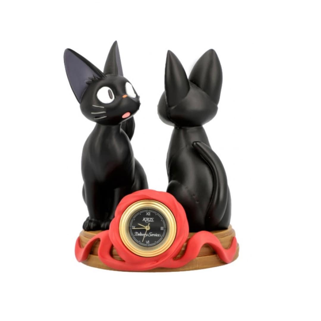 Original Ghibli Jiji Figure Desk Clock Accessory Stand Etsy