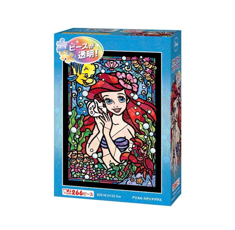Tenyo Disney Jigsaw Puzzle Stained Art 266 Pieces Disney Etsy