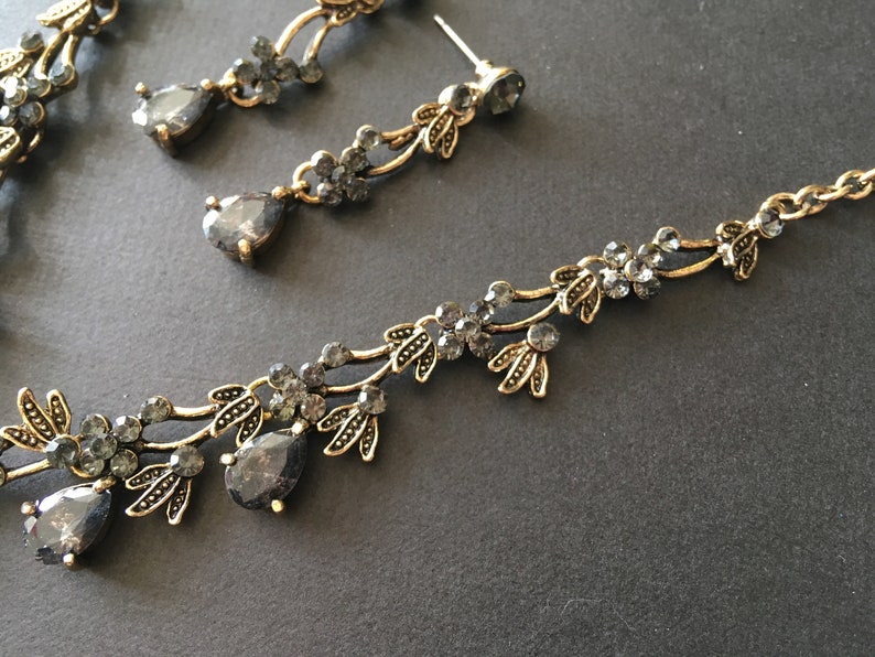 Wedding Necklace Costume Necklace Wedding Jewelry Accessories Party Necklace Gothic Jewelry Set Rhinestones Necklace Bridal Necklace