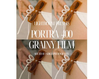 Grainy Film Lightroom Presets | Desktop & Mobile (Digital Download)