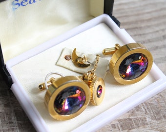old Cuff links Vintage men/'s cufflinks Soviet Gift for man Men Wedding jewelry Antique cufflinks Retro cufflinks rare jewelry Cuff Links