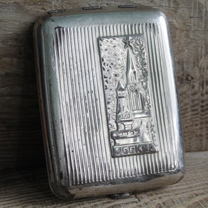 portasigarette da collezione, portasigarette raro, portasigarette retrò, portasigarette vintage, portasigarette sovietico vintage