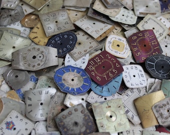 Vintage Watch Faces: Steampunk Altered Art Supplies (12-18 mm)