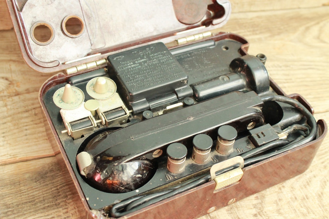 Soviet Vintage Field Phone Military Field Phone TA 57 Military