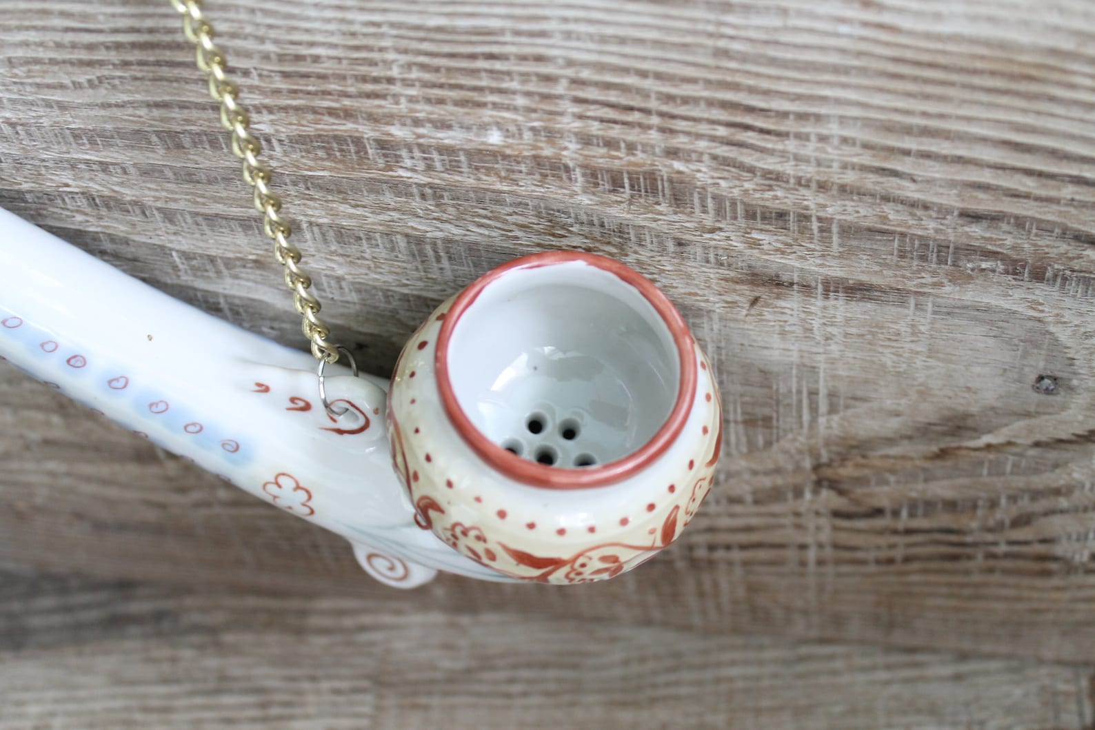 Smoking Bowl / Huge Bowl Smoking Pipe / Porcelain Tobacco Pipe Etsy