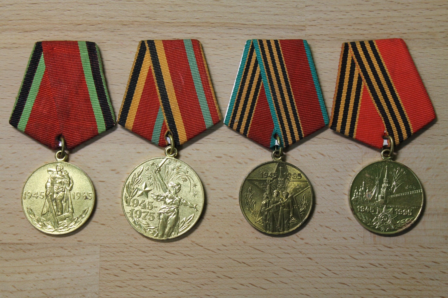 Medals ... Set of 4 Soviet military medals: 20 30 40 & 50 | Etsy
