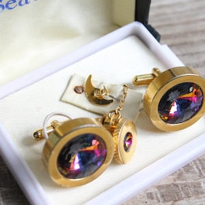 Gemelos, Gemelos vintage para hombre, Regalos para hombres, Joyas de boda, Gemelos antiguos, Gemelos retro, Joyas raras Gemelos
