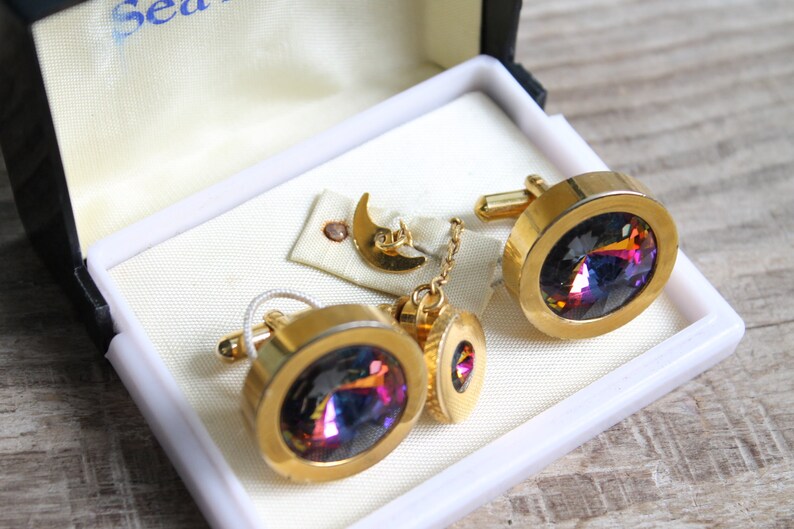 old Cuff links Vintage men/'s cufflinks Soviet Gift for man Men Wedding jewelry Antique cufflinks Retro cufflinks rare jewelry Cuff Links