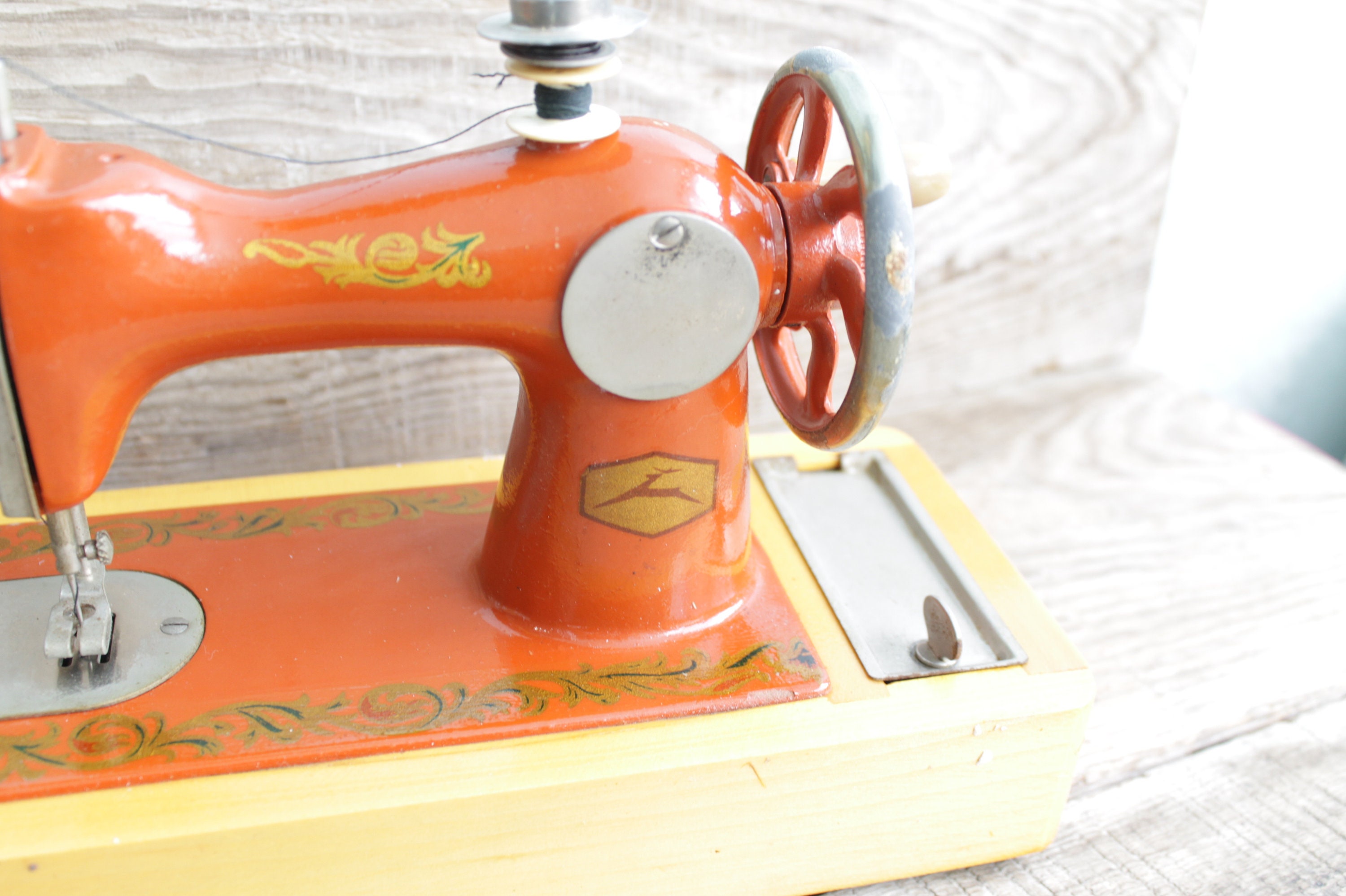 Vintage toy sewing machine