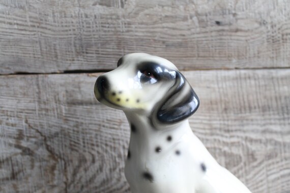磁器製ダルメシアン犬 245 mm (9 1/2