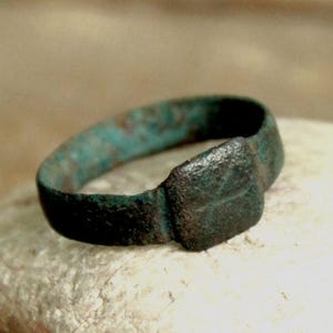 ring jewelry rusty antique ring ... from an archaeological dig ...  finding ... ancient  rare