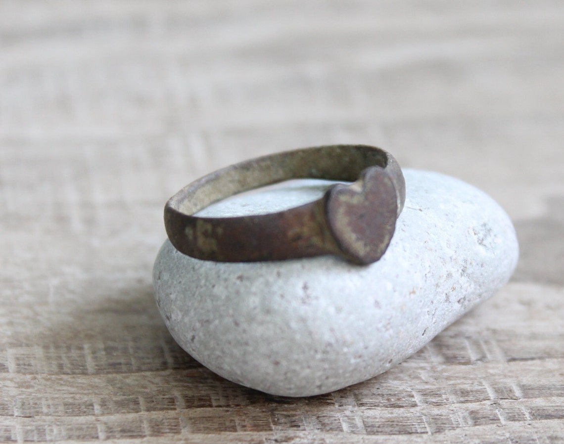 Rusty Ring Antique ring 20 mm 10 T Etsy