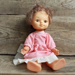 Muñeca bebé rara con ropa original, 14 "(355 mm), muñeca coleccionable vintage