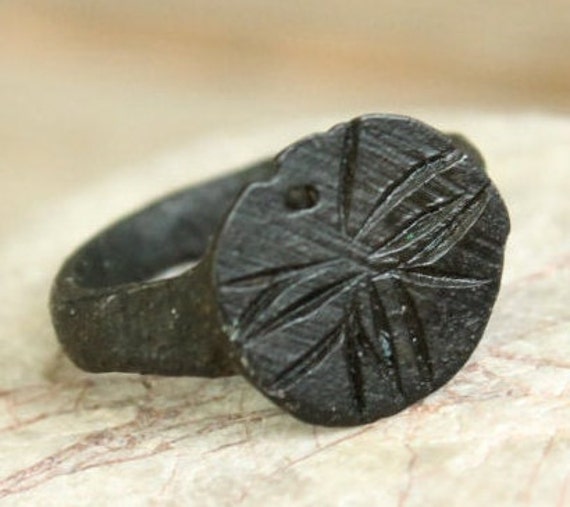 Ancient Medieval Ring 12 Mm US 1 Medieval Jewelry Ancient - Etsy