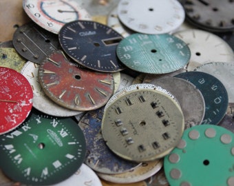 Vintage Watch Faces: Steampunk Altered Art Supplies (28-30 mm)