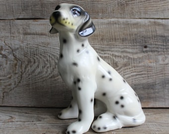 Porcelain Dalmatian Dog 245 mm (9 1/2") , Porcelain figurine