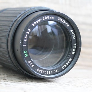 Starblitz Auto Zoom Macro Lens: 80-200mm, d-52mm, Japan