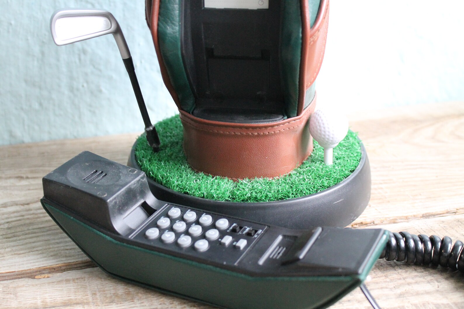 Golf bag phone / Vintage Pushbutton original phone 16 Etsy