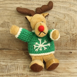 plush Santa&#39;s reindeer Vintage Collectible teddy toy ...  Plush Teddy Bear ... Stuffed Deer Stuffed Animal ... Scraggies Deer