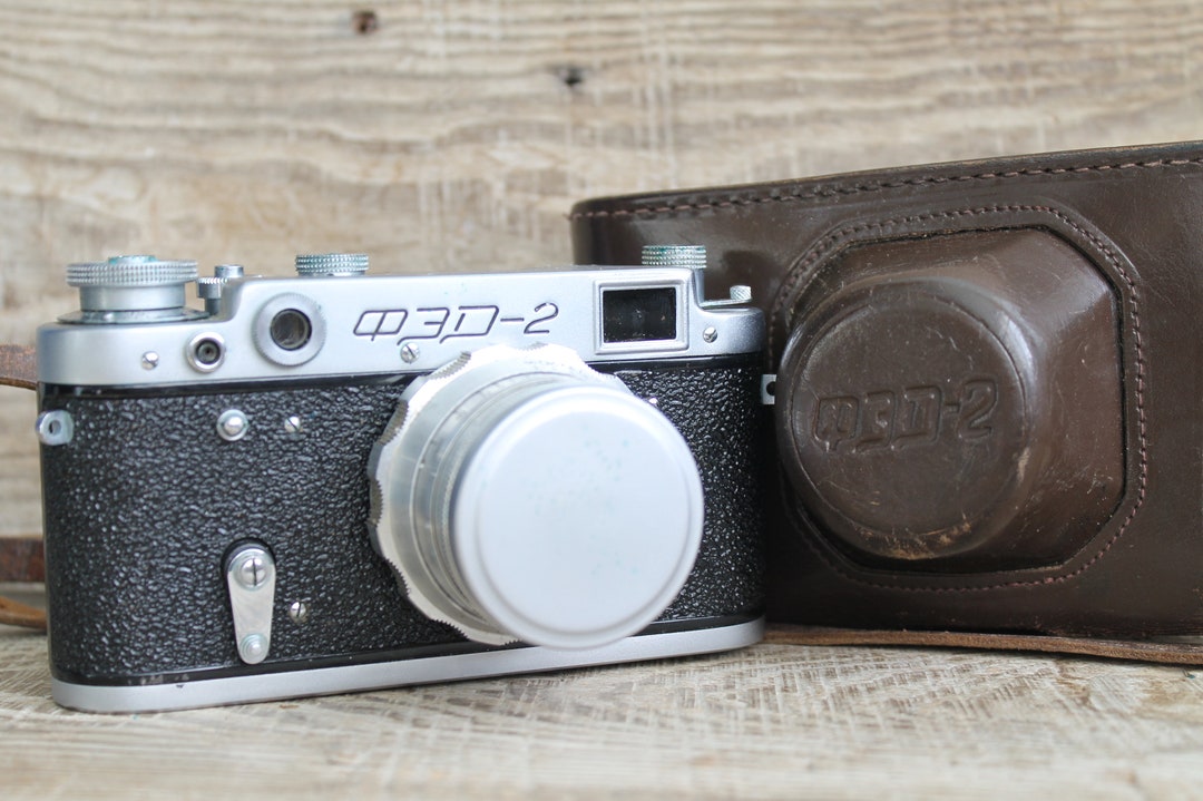Vintage FED 2 Camera With Industar-26m Lens & Leather Case - Etsy