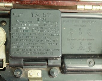 ソ連軍 ТА−57 野戦電話 ２台セット ソビエト製ヴィンテージ野戦電話 軍用野戦電話 TA 57 軍用電話 ロシア