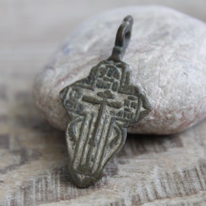Ancient Medieval cross , 1.5 &quot; (40 mm), Medieval jewelry, Ancient cross, Medieval artifact, Antique cross, archaeological dig finds