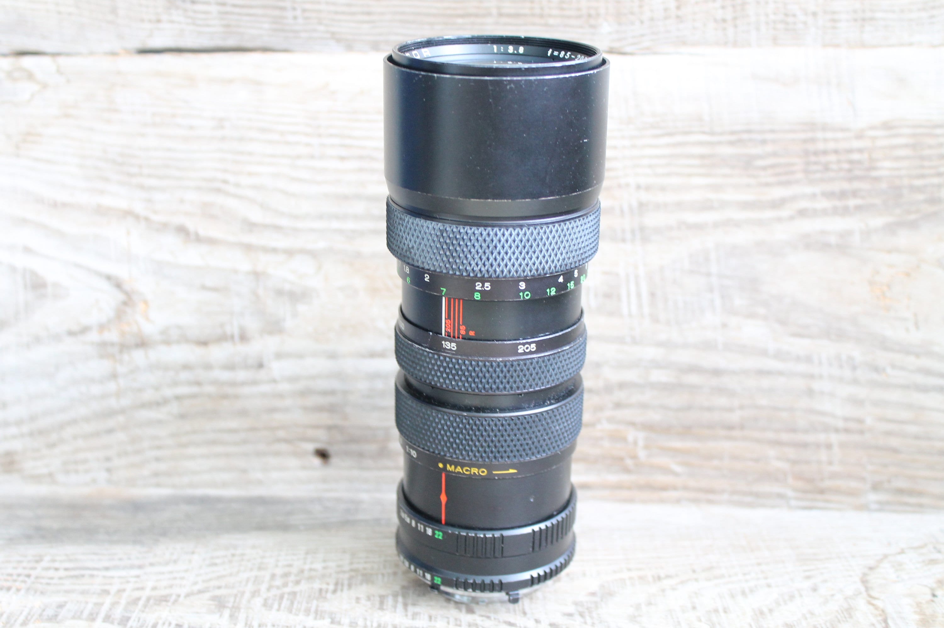 Vintage Soligor Zoom Lens 1:3.8 F=85-205 Mm - Japan - Etsy
