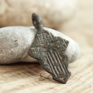 Ancient Bronze Medieval Cross: Archaeological Artifact (1.5 inch)