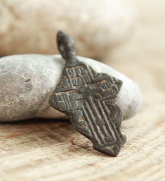 Ancient Medieval Cross 1.5 40 Mm Medieval Jewelry - Etsy Sweden