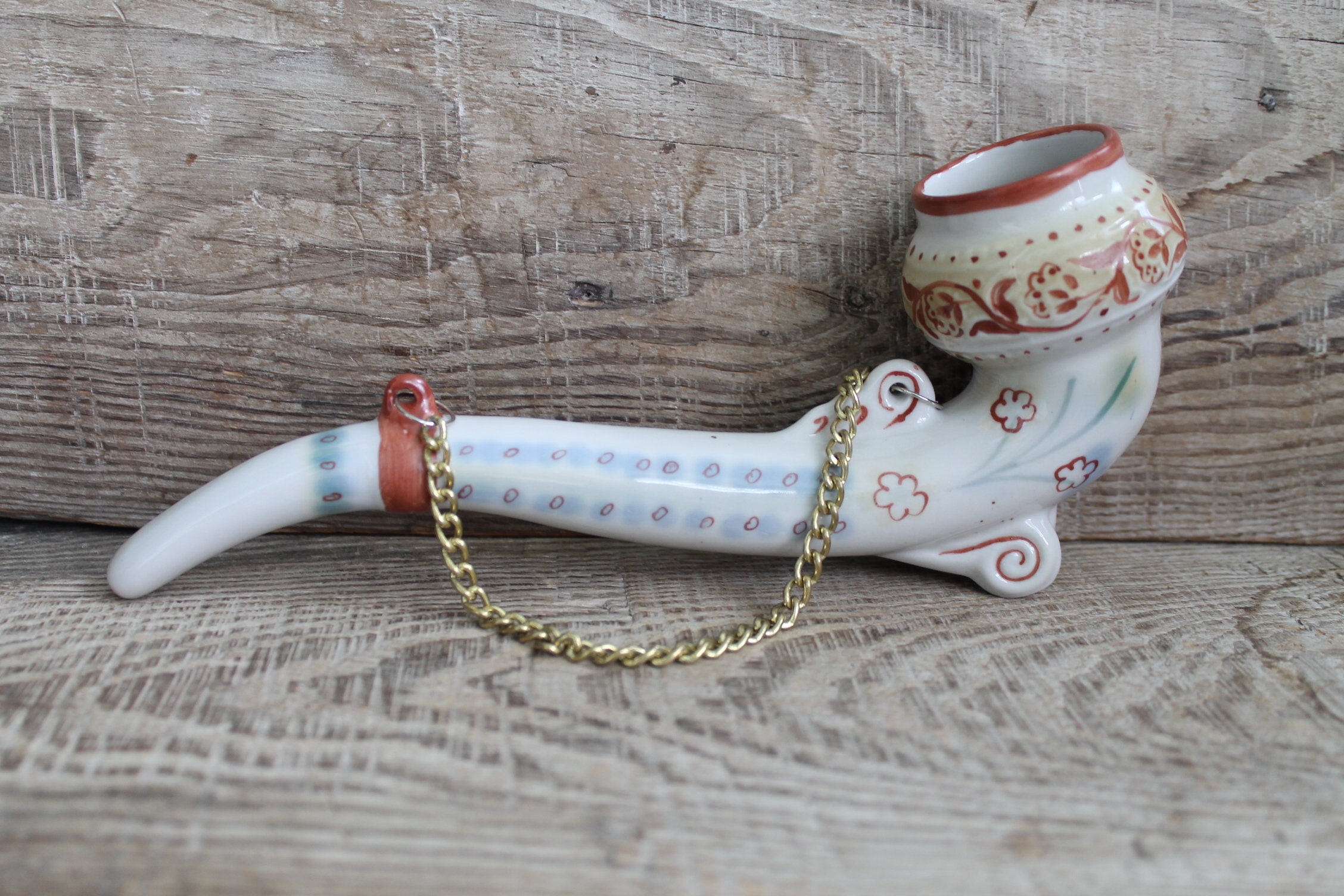 Smoking bowl / Huge bowl Smoking pipe / Porcelain Tobacco pipe Etsy