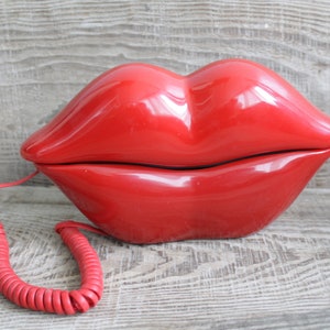 Telefono a pulsanti vintage LIPS, vecchio telefono a pulsanti, telefono a pulsanti / telefono fisso vintage / telefono moderno di metà secolo