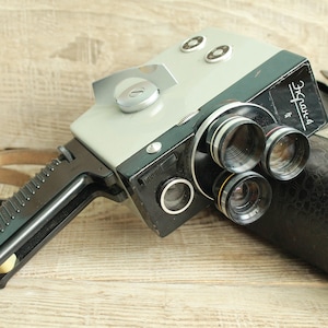 Genuine Camera - Old Vintage Soviet  Movie Ekran 4 -  8mm - Vintage Soviet Film Camera - Cine Camera - Collectible Camera - Working Camera