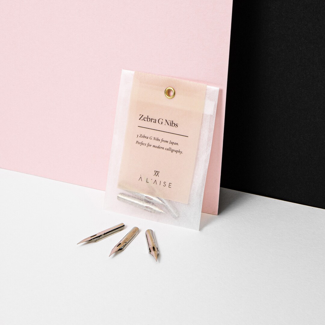 Set of 3 Zebra G Nibs Modern Calligraphy Nibs Pointed Nibs Flexible Nibs Modern Calligraphy Kit