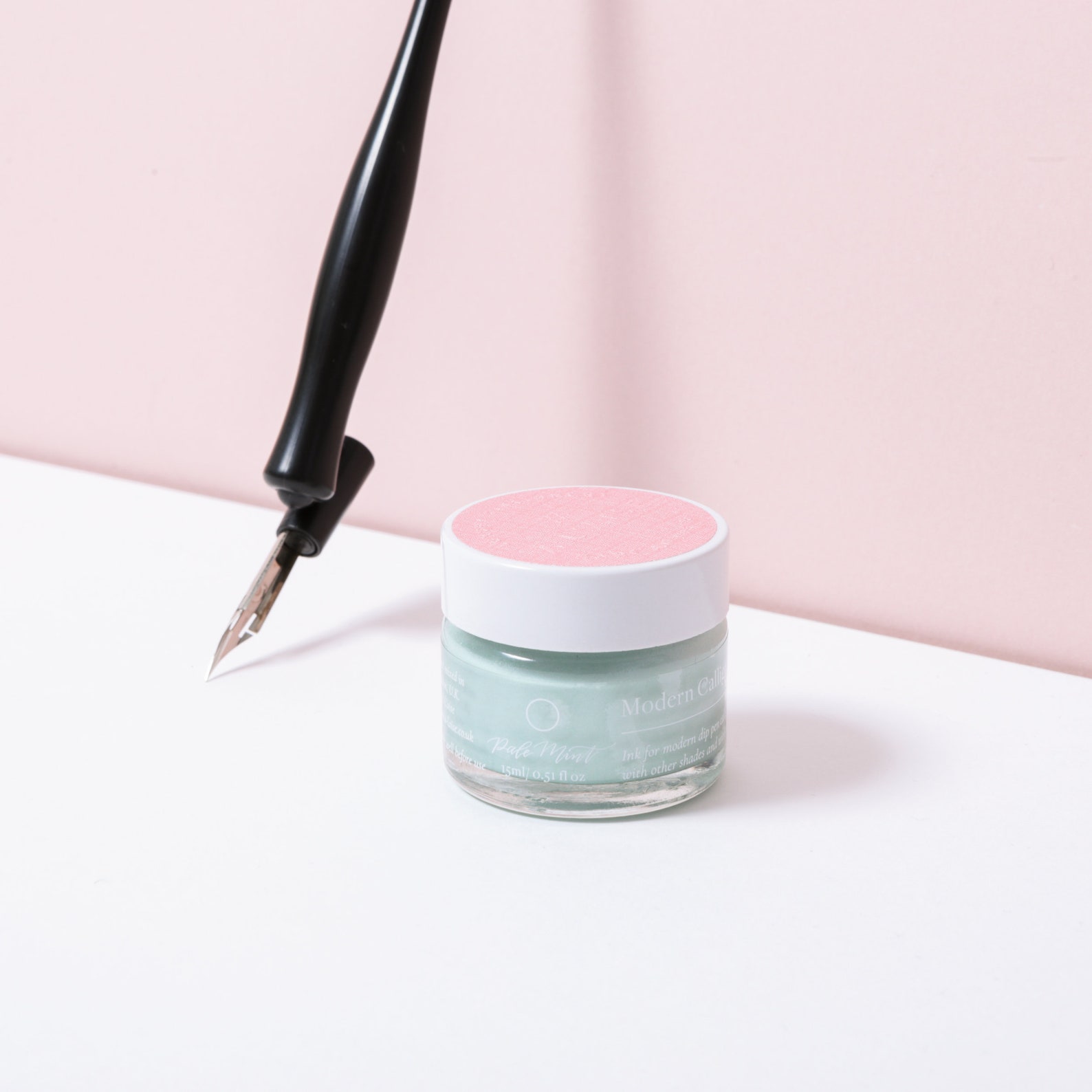 Pale Mint Calligraphy Ink | Shimmery Handmade Calligraphy Ink | Modern ...
