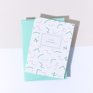 Cartão Verde É Seu Aniversário - Park Green Envelope