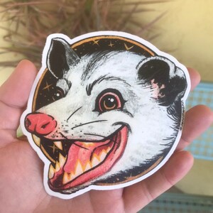 Trash Kitten Sticker by Jennified Art