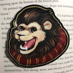 House Lion Vinyl Sticker