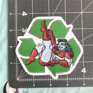 Sexy Recycling Sticker by Jennified Art image 3