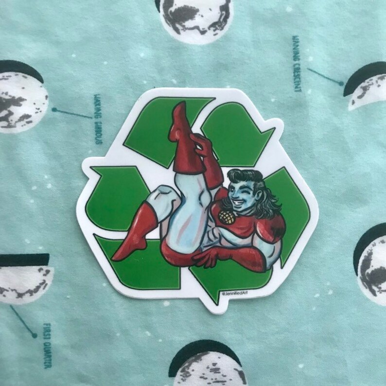 Sexy Recycling Sticker by Jennified Art image 2