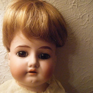 Antique Doll , German Bisque signed.