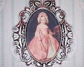 Miniature 1 12 Dollhouse Painting - Franz Xaver Winterhalter - Princess Alice in 18th-Century Costume