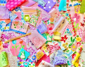 Vintage fabric scraps,sewing,stitching,slow sewing,sewing projects,card making,hand sewing,preloved fabric,recycled fabric,journaling.