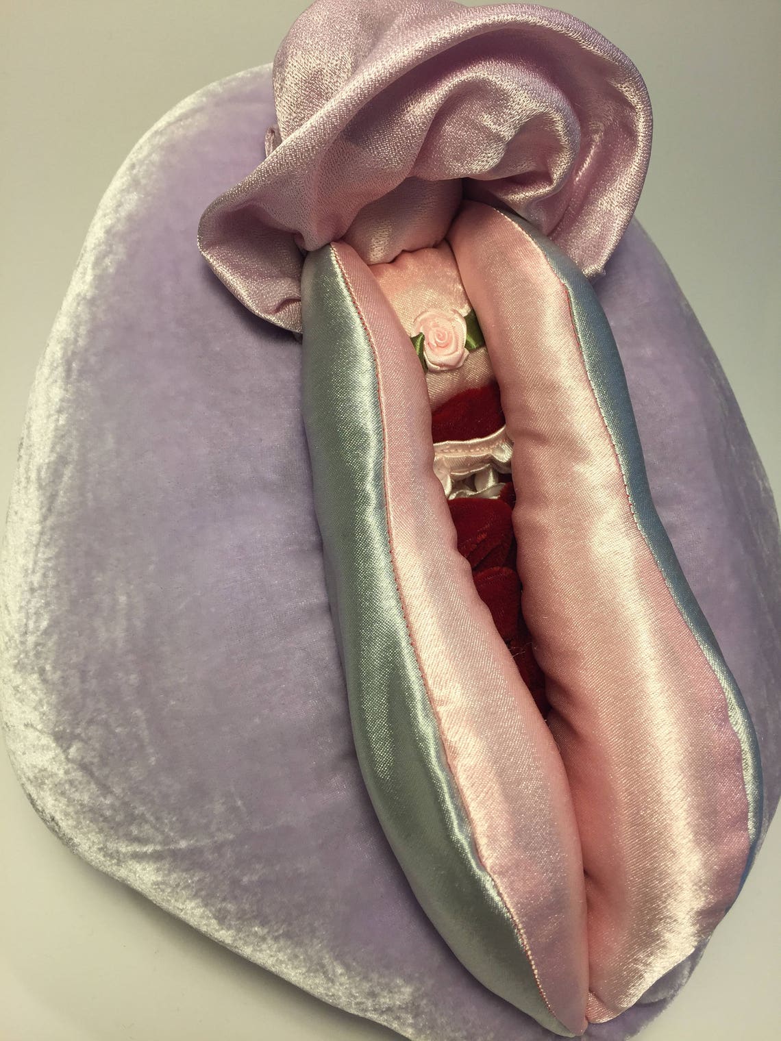 Wondrous Vulva Puppet anatomical Vulva Puppet Violet Silk Etsy Canada