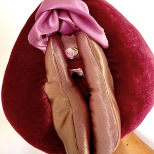 Silk Velvet Wondrous Vulva Puppet