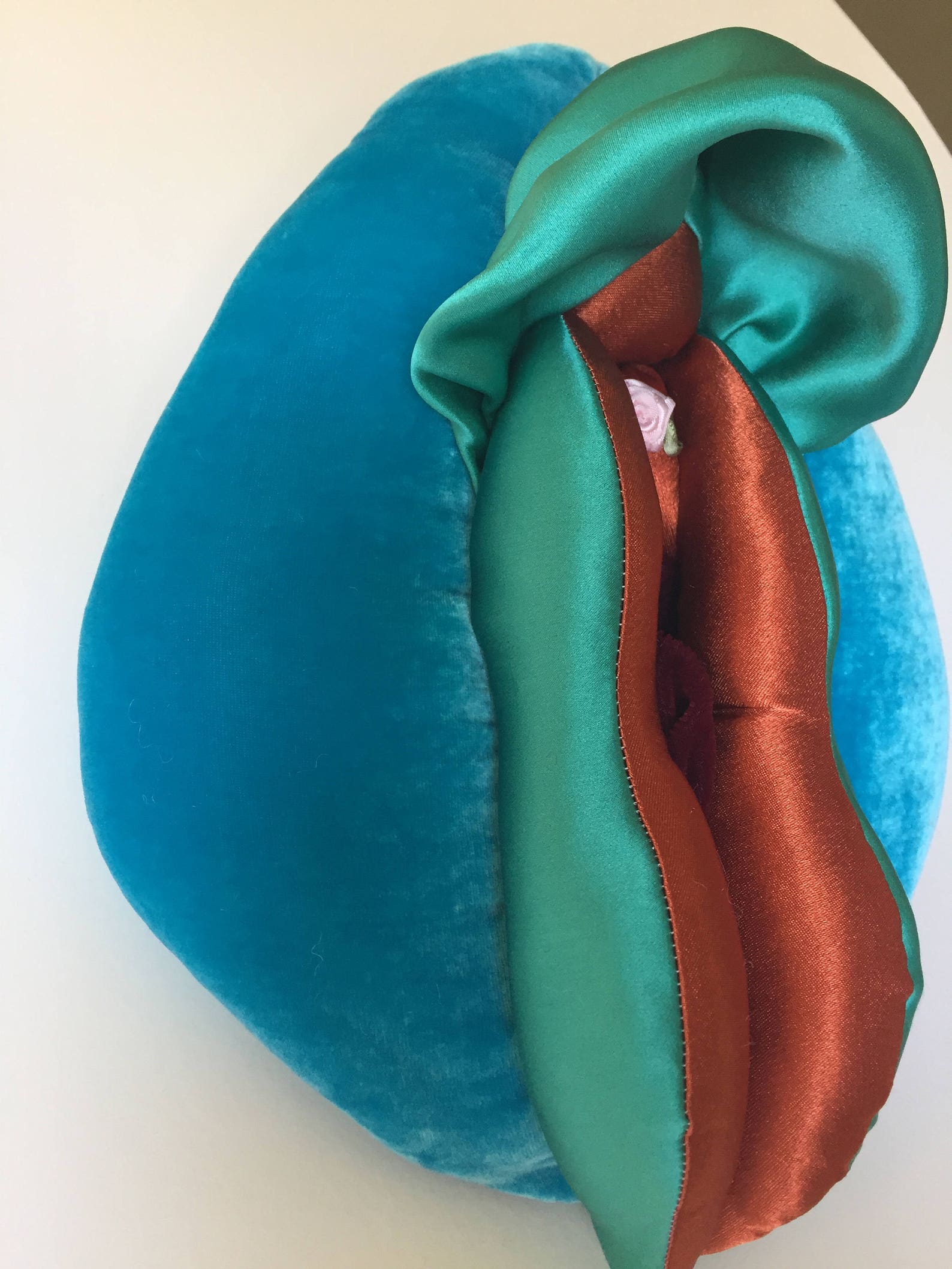 Silk Velvet Vulva Puppet Anatomical Vagina Pillow Etsy Canada