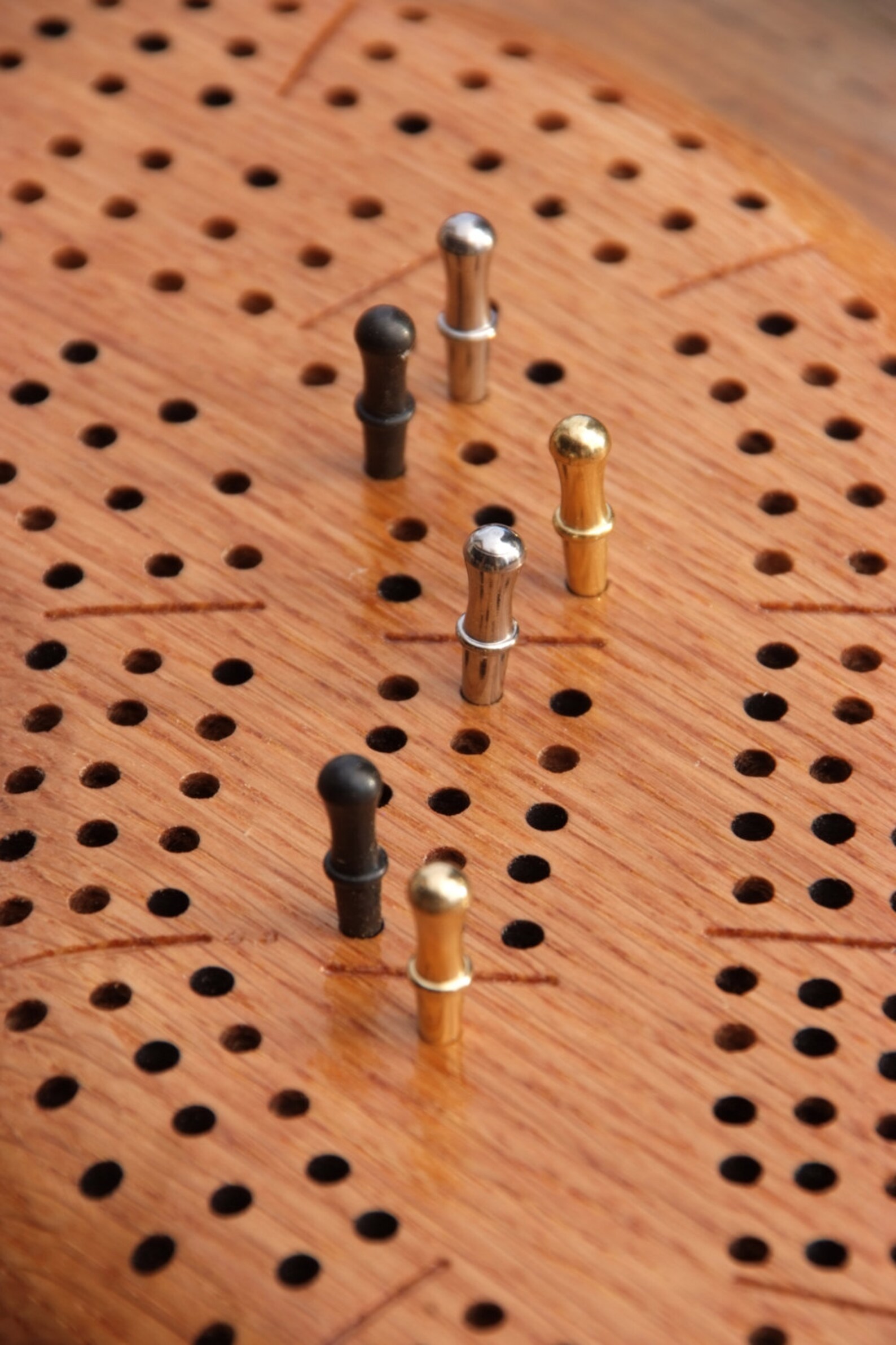 A Custom Cribbage Board for That Guy With the Handlebar Mustache in