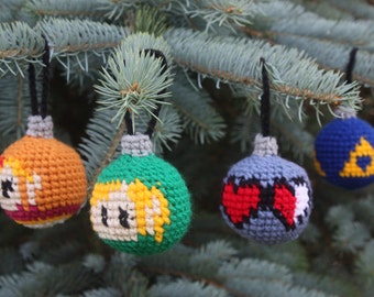 CROCHET PATTERN: Legend of Zelda Christmas Ornaments PDF