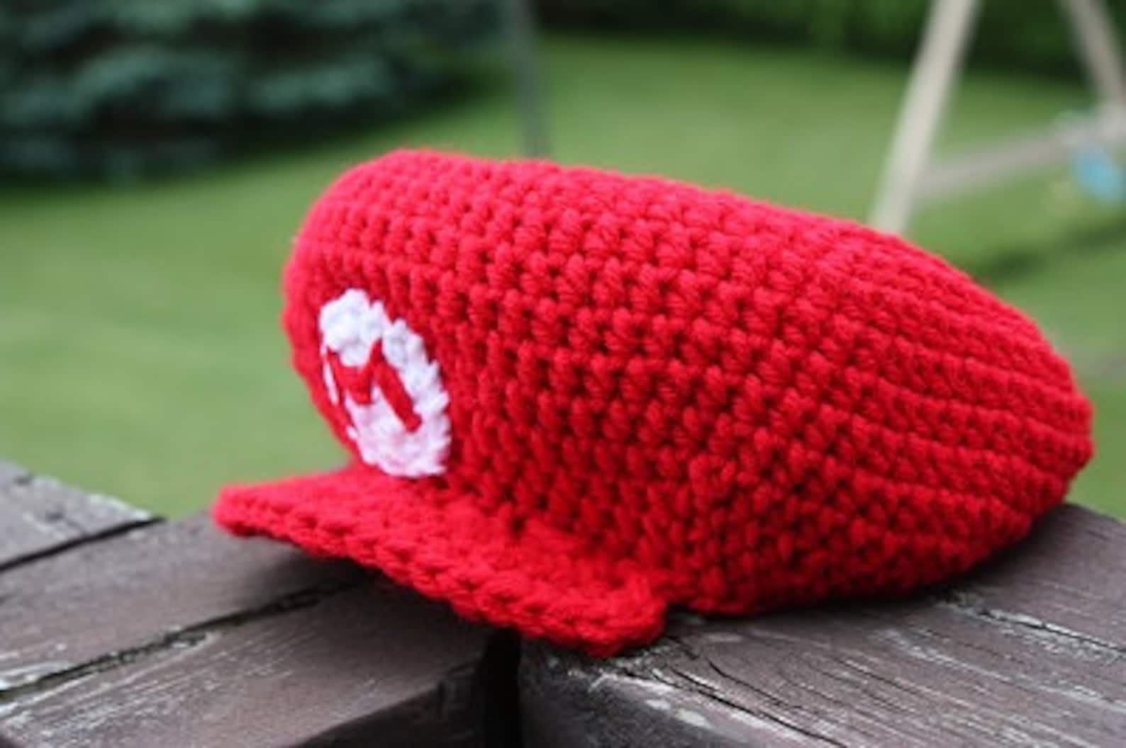 Crochet Pattern Mario Hat NB to Adult Sizes PDF Etsy